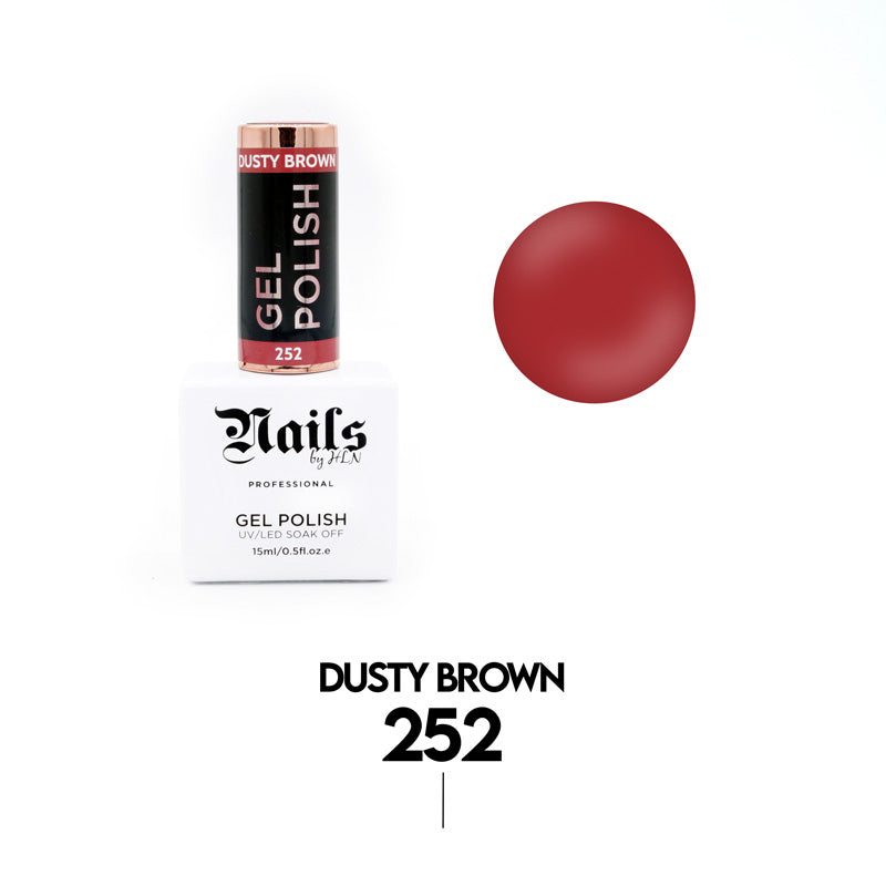 Gel Polish Dusty Brown - 15ml