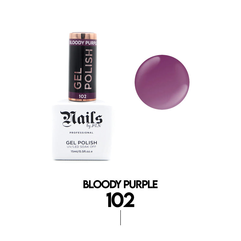 Gel Polish Bloody Purple - 15ml