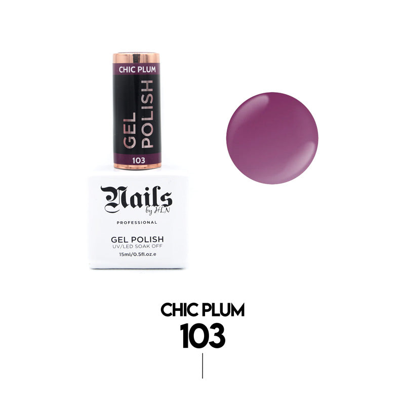 Gel Polish Chic Plum - 15ml