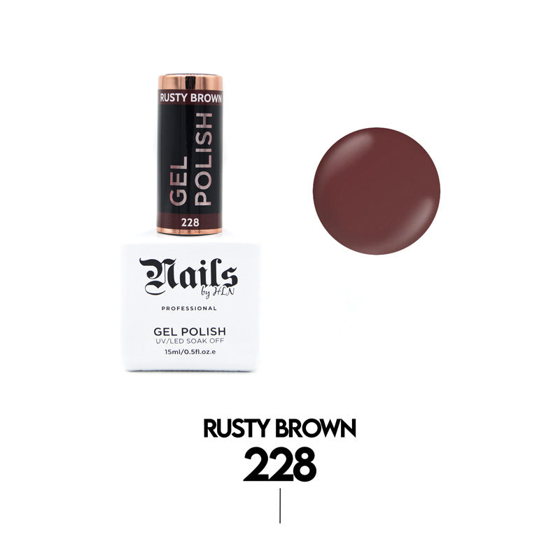 Gel Polish Rusty Brown - 15ml